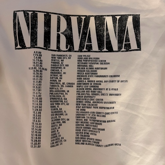*NWOT* NIRVANA Crew Neck Sweatshirt 🔥 - Picture 4 of 4